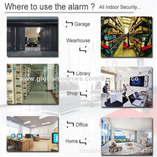 130dB Siren PIR Sensor DIY SMS GSM Alarm with Night Vision Camera